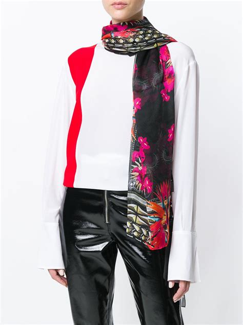 givenchy floral silk scarf|givenchy scarf sale.